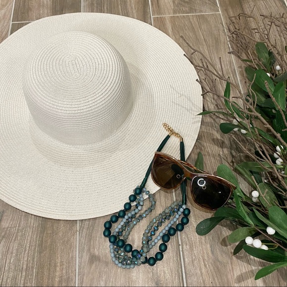 seala Accessories - Seala ivory wide brim structured sun hat